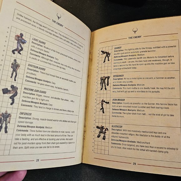 QUAKE II for PC original 1997 manual, highly collectible - booklet only, VGUC - Picture 5 of 5